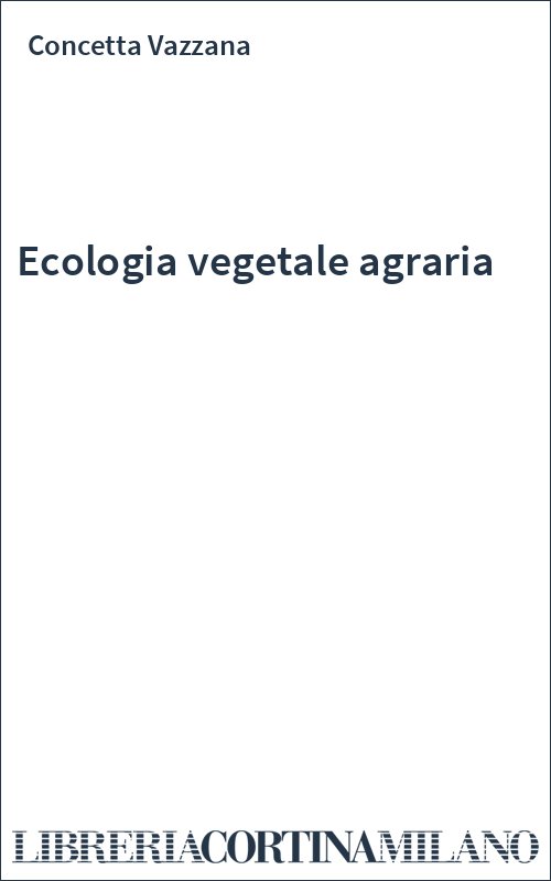 Ecologia vegetale agraria