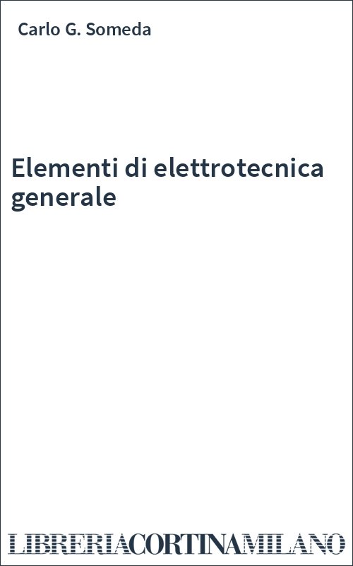 Elementi di elettrotecnica generale