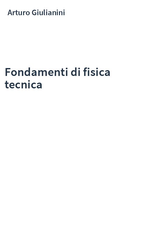 Fondamenti di fisica tecnica