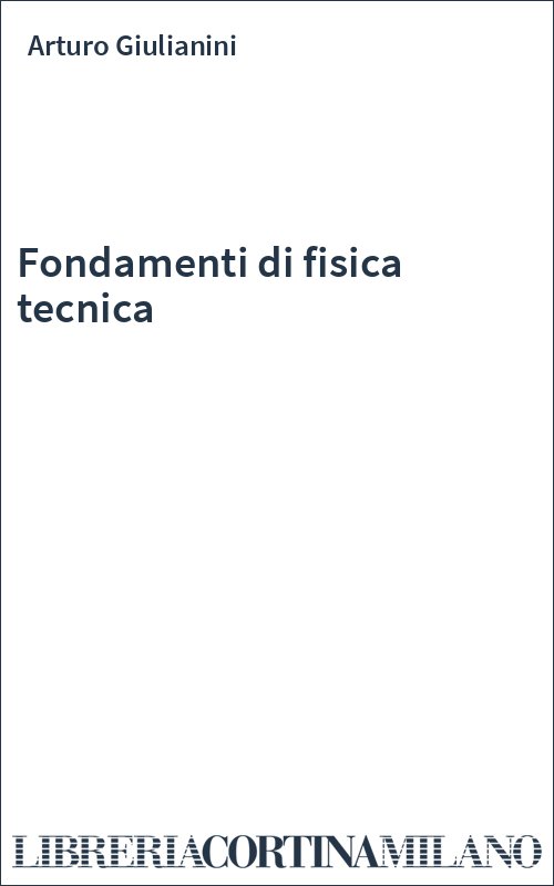 Fondamenti di fisica tecnica