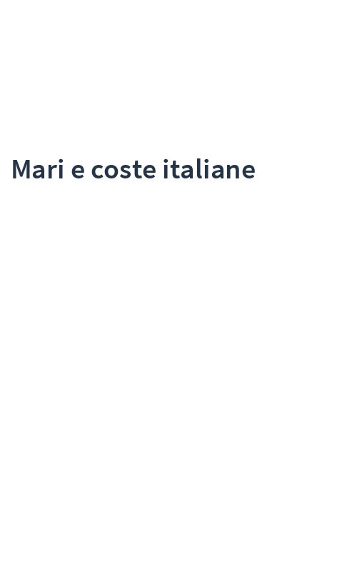 Mari e coste italiane