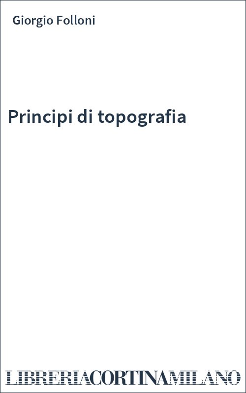 Principi di topografia