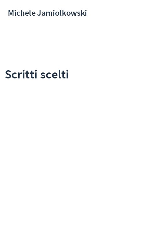 Scritti scelti