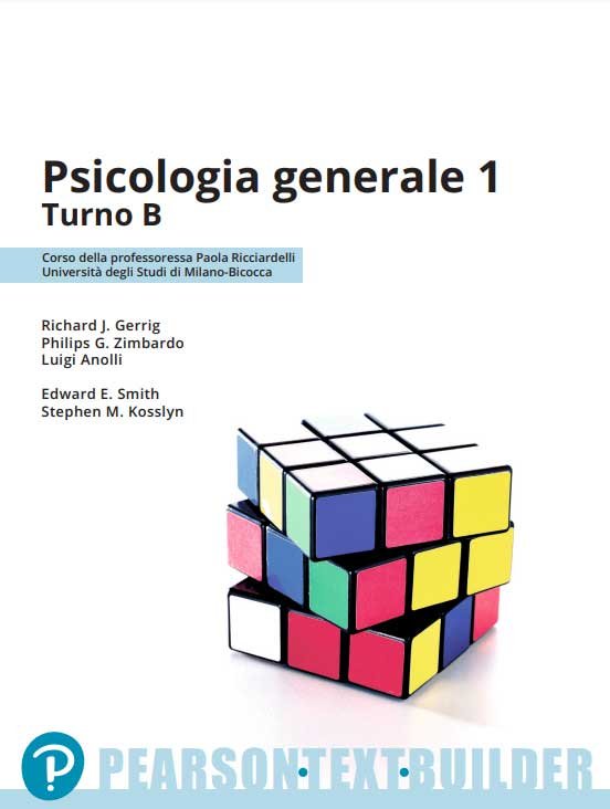 Psicologia generale 1, Turno B