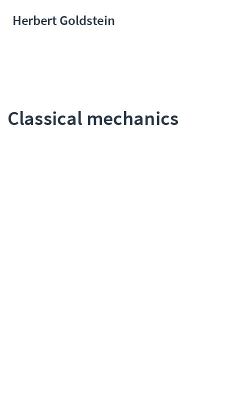 Classical mechanics