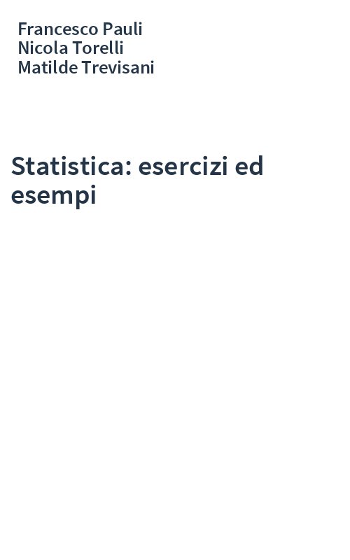 Statistica: esercizi ed esempi