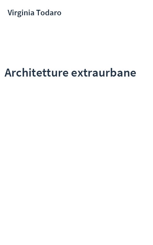 Architetture extraurbane