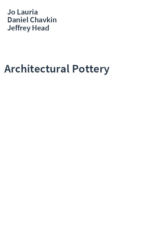 Architectural Pottery