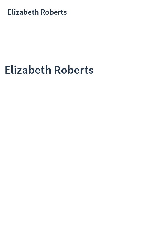 Elizabeth Roberts