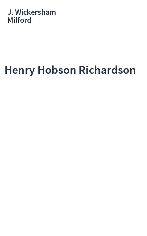 Henry Hobson Richardson