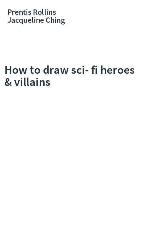 How to draw sci-fi heroes & villains