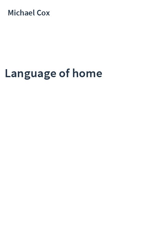 Language of home