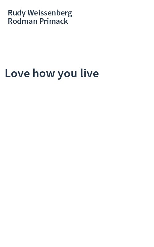 Love how you live