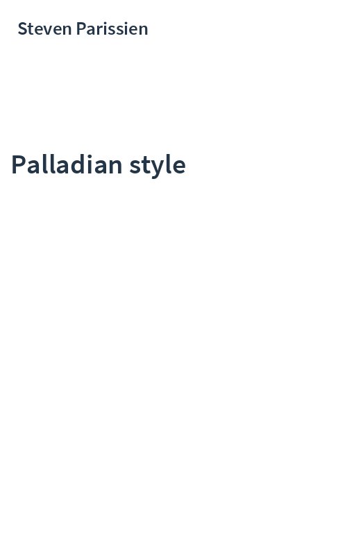 Palladian style