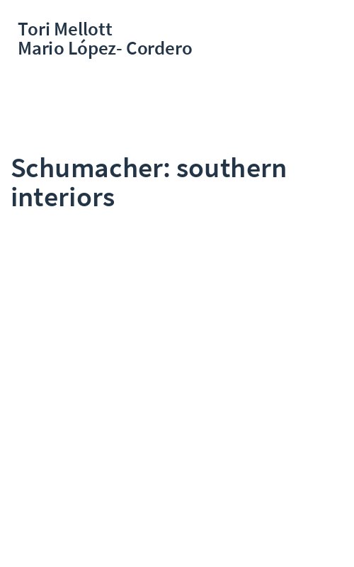 Schumacher: southern interiors