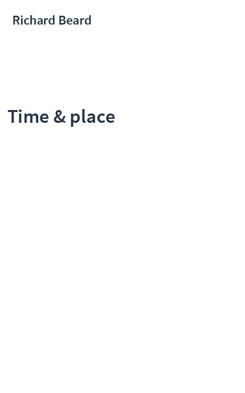 Time & place