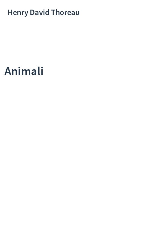 Animali