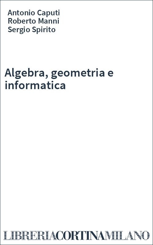 Algebra, geometria e informatica