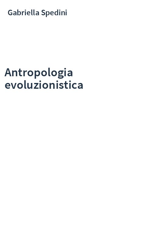 Antropologia evoluzionistica