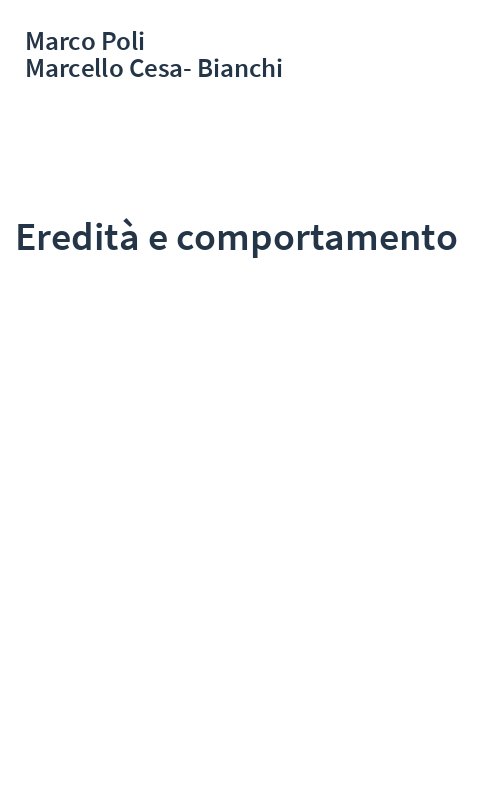 Eredità e comportamento