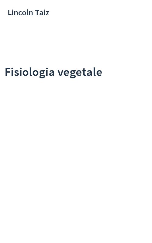 Fisiologia vegetale