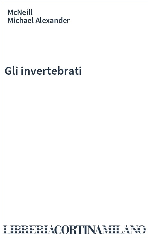 Gli invertebrati