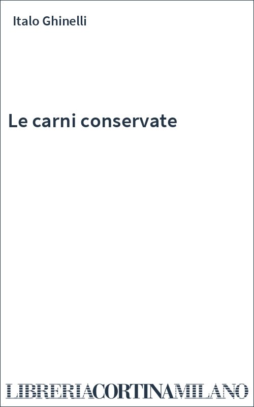 Le carni conservate