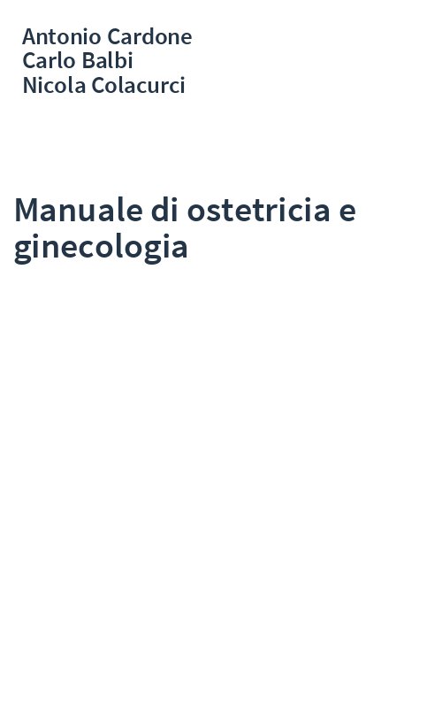 Manuale di ostetricia e ginecologia