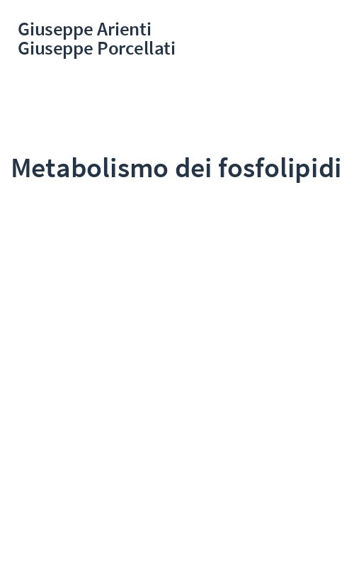 Metabolismo dei fosfolipidi
