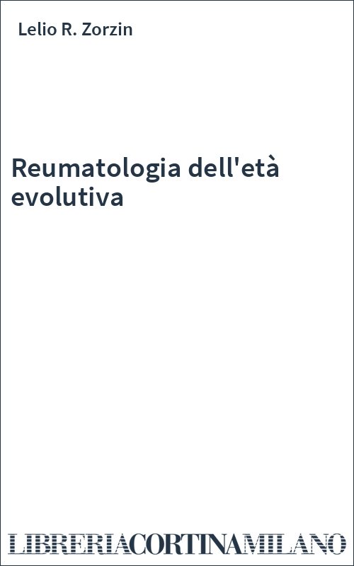 Reumatologia dell'età evolutiva