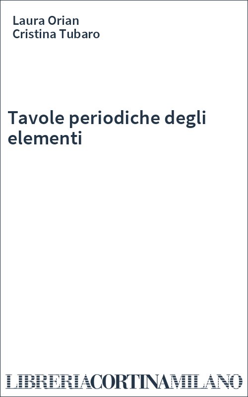 Tavole periodiche degli elementi