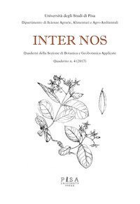 Inter nos. Quaderni della sezione di botanica e geobotanica applicate