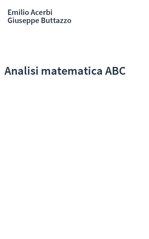 Analisi matematica ABC