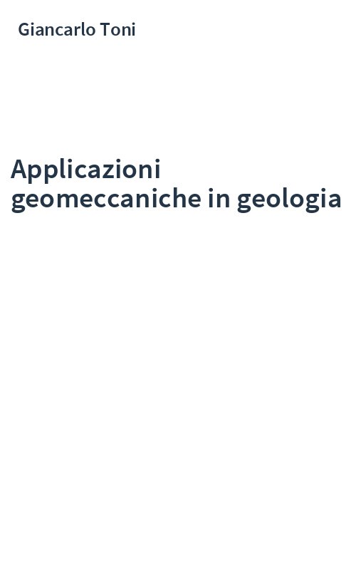 Applicazioni geomeccaniche in geologia