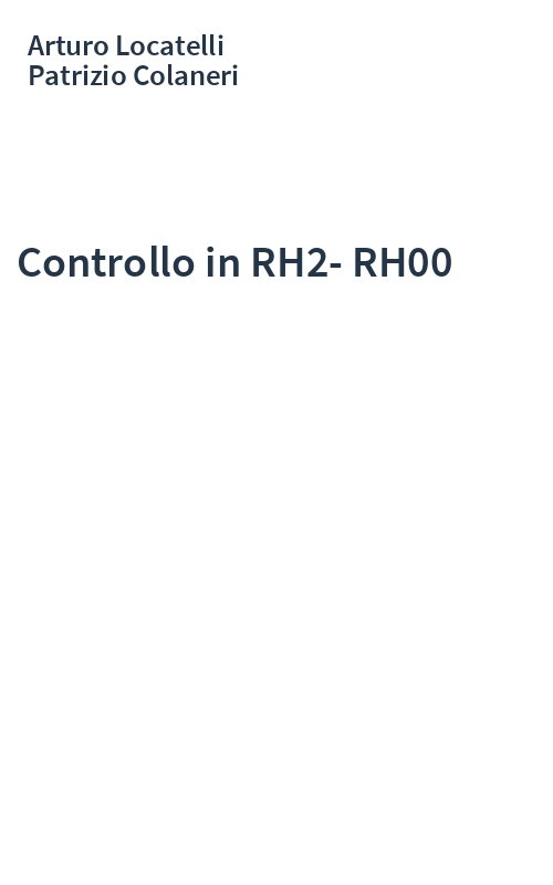 Controllo in RH2-RH00