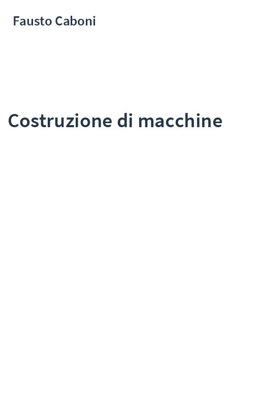 Costruzione di macchine