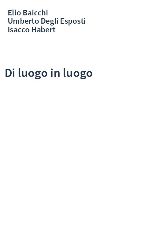 Di luogo in luogo