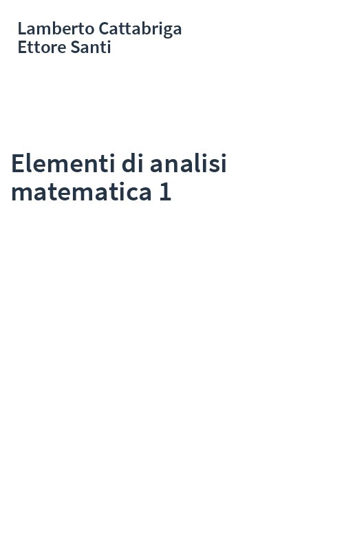Elementi di analisi matematica 1