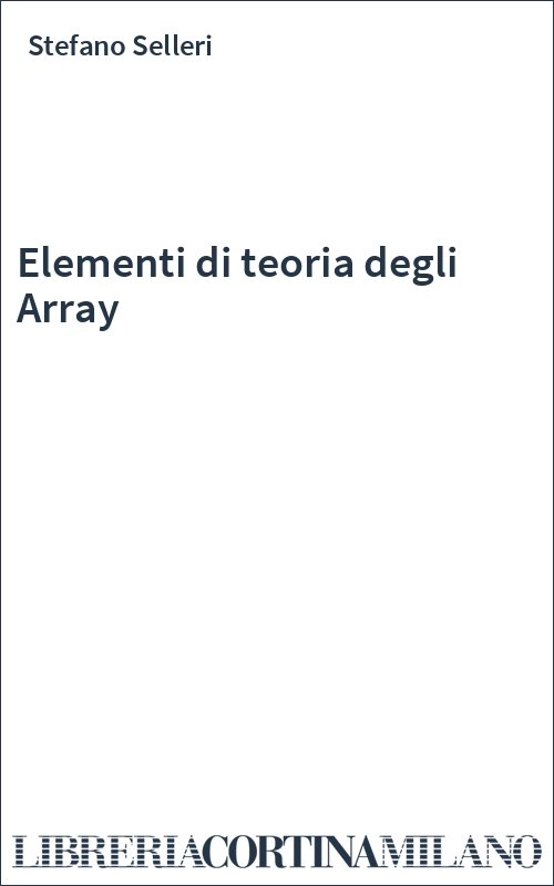 Elementi di teoria degli Array