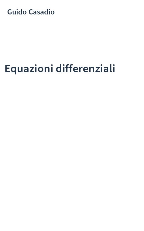 Equazioni differenziali