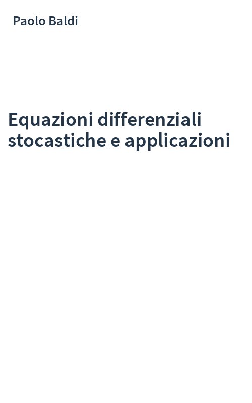 Equazioni differenziali stocastiche e applicazioni