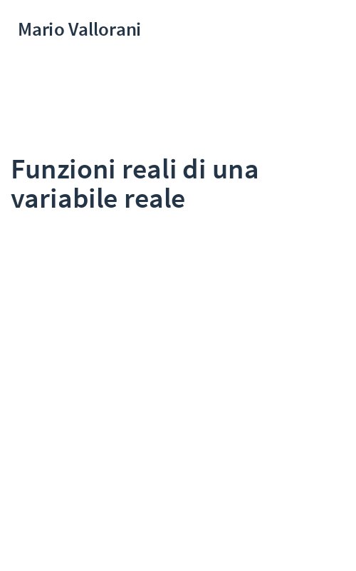 Funzioni reali di una variabile reale