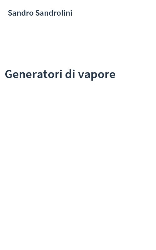 Generatori di vapore
