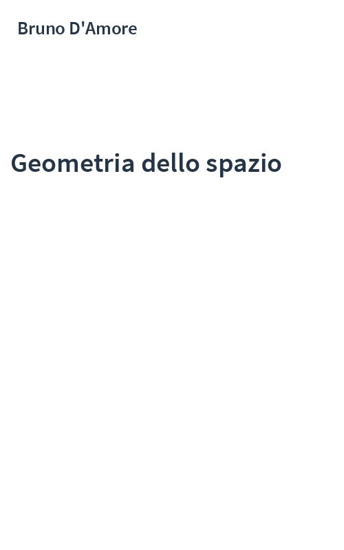 Geometria dello spazio