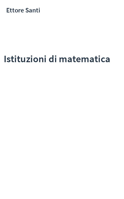 Istituzioni di matematica
