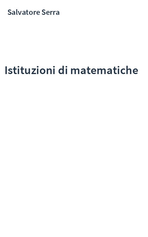 Istituzioni di matematiche