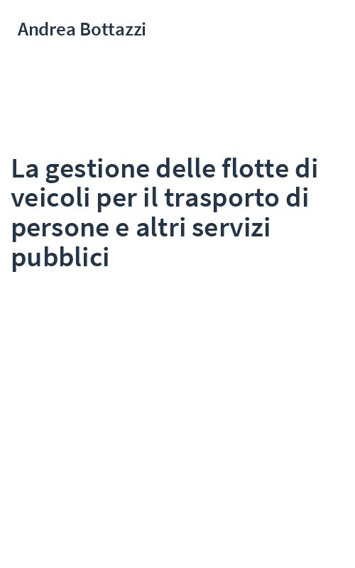 La gestione delle flotte di veicoli per il trasporto di persone e altri servizi pubblici