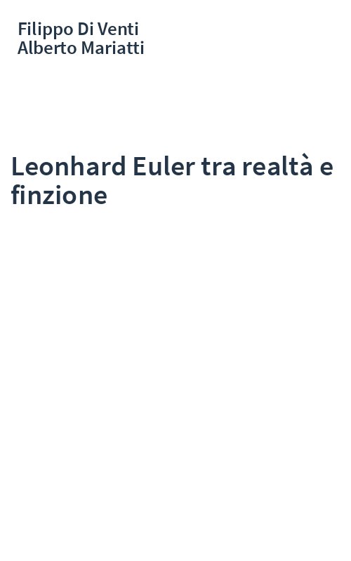 Leonhard Euler tra realtà e finzione