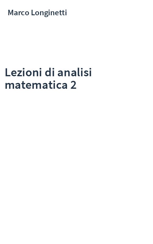 Lezioni di analisi matematica 2