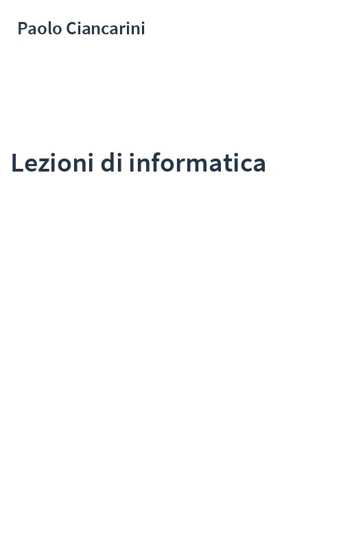 Lezioni di informatica